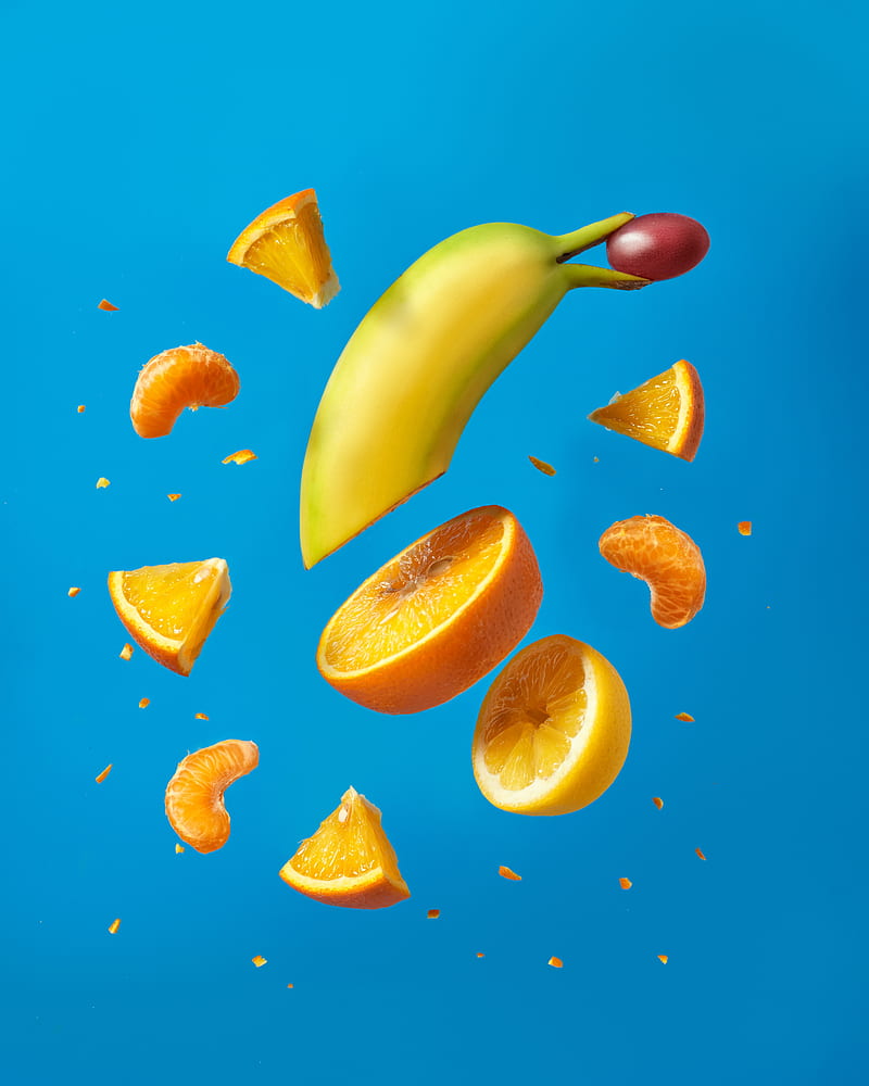 fruit, slices, fresh, juicy, bright, HD phone wallpaper