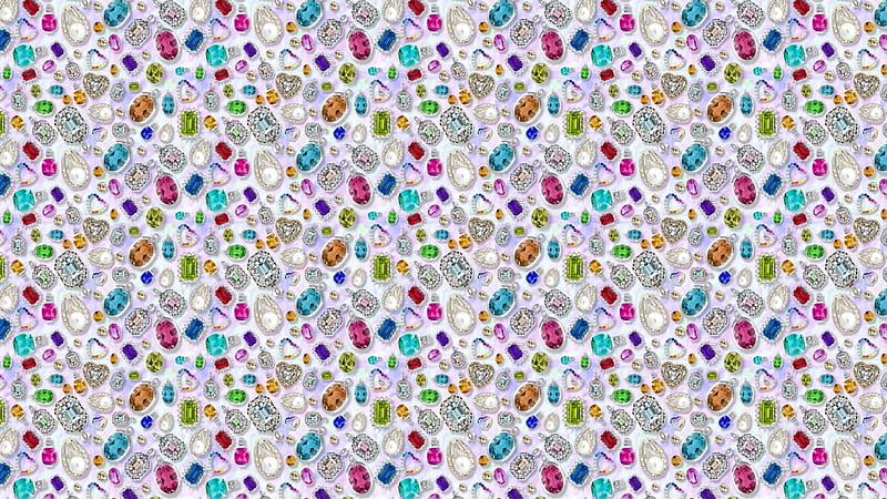 Texture, pattern, colorful, stone, jewel, paper, pink, blue, HD wallpaper