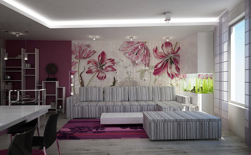 Modern Room Design, desenho, architecture, modern, rooms, HD wallpaper