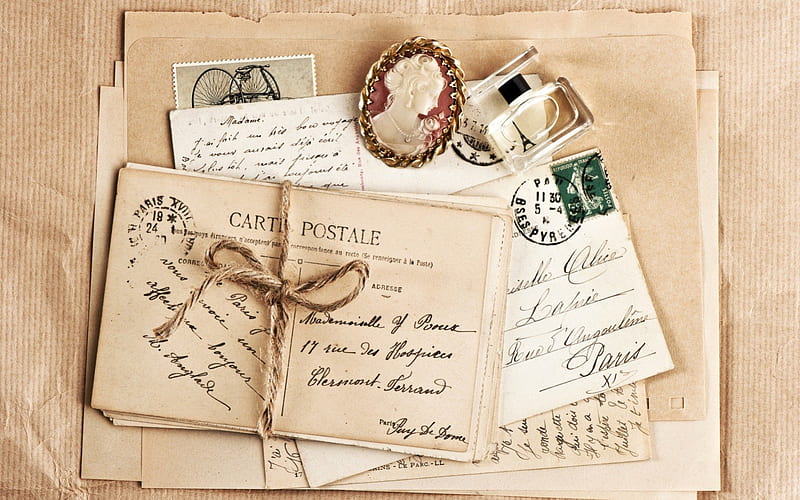 Old Letters, perfume, pretty, bonito, old, graphy, envelope, pld letters, beauty, old letter, stamps, vintage, letter, lovely, romantic, romance, envelopes, postcard, memories, letters, postcards, paper, HD wallpaper