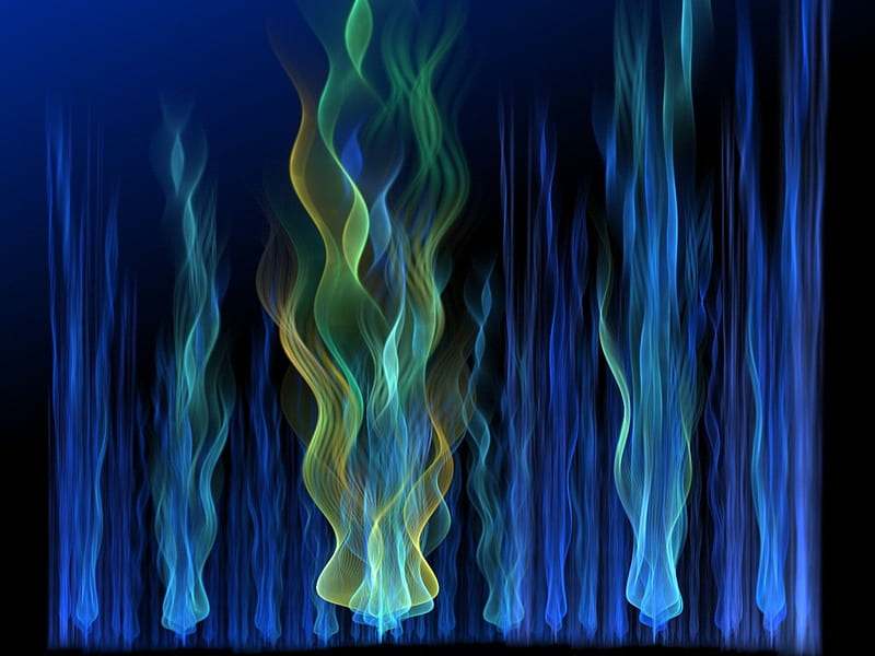 aurora flame flame aurora, silky, HD wallpaper