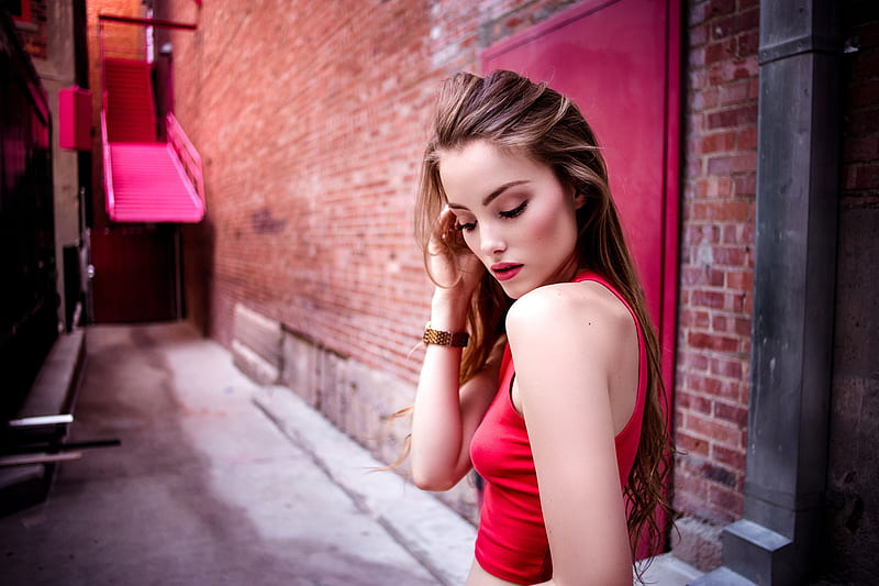 April Alleys Model, april-alleys, model, girls, HD wallpaper
