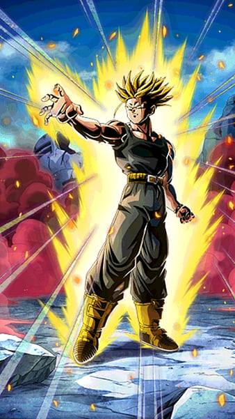 Messenger form the future has arrived. SSJ Trunks live wallpaper