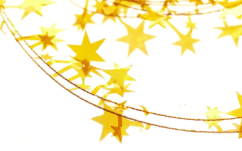 - Yellow Christmas Star ornament- Christmas objects, HD wallpaper