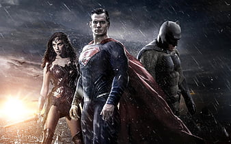 Wallpaper justice league, superman, wonder woman, batman, collage desktop  wallpaper, hd image, picture, background, 2232c2