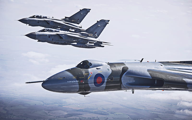 Panavia Tornado fighters, Royal Navy, combat aircraft, British Air Force, British Army, Tornado ADV, HD wallpaper