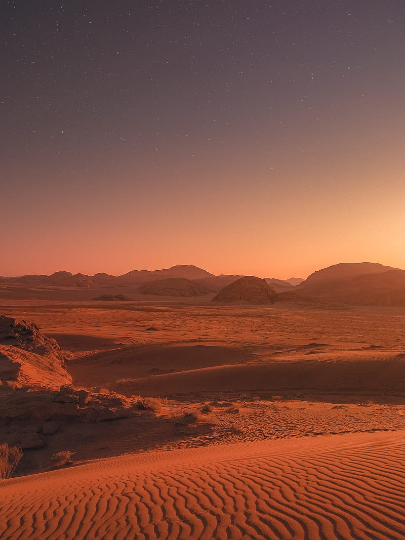 Brown sand under blue sky during night time, HD phone wallpaper | Peakpx