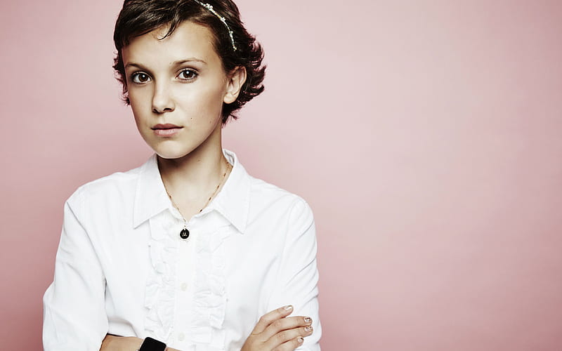 Millie Bobby Brown, 2018, Hollywood, hoot, american actress, HD wallpaper
