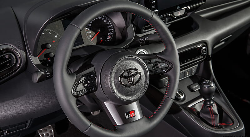 2021 Toyota GR Yaris - Interior, Steering Wheel , car, HD wallpaper