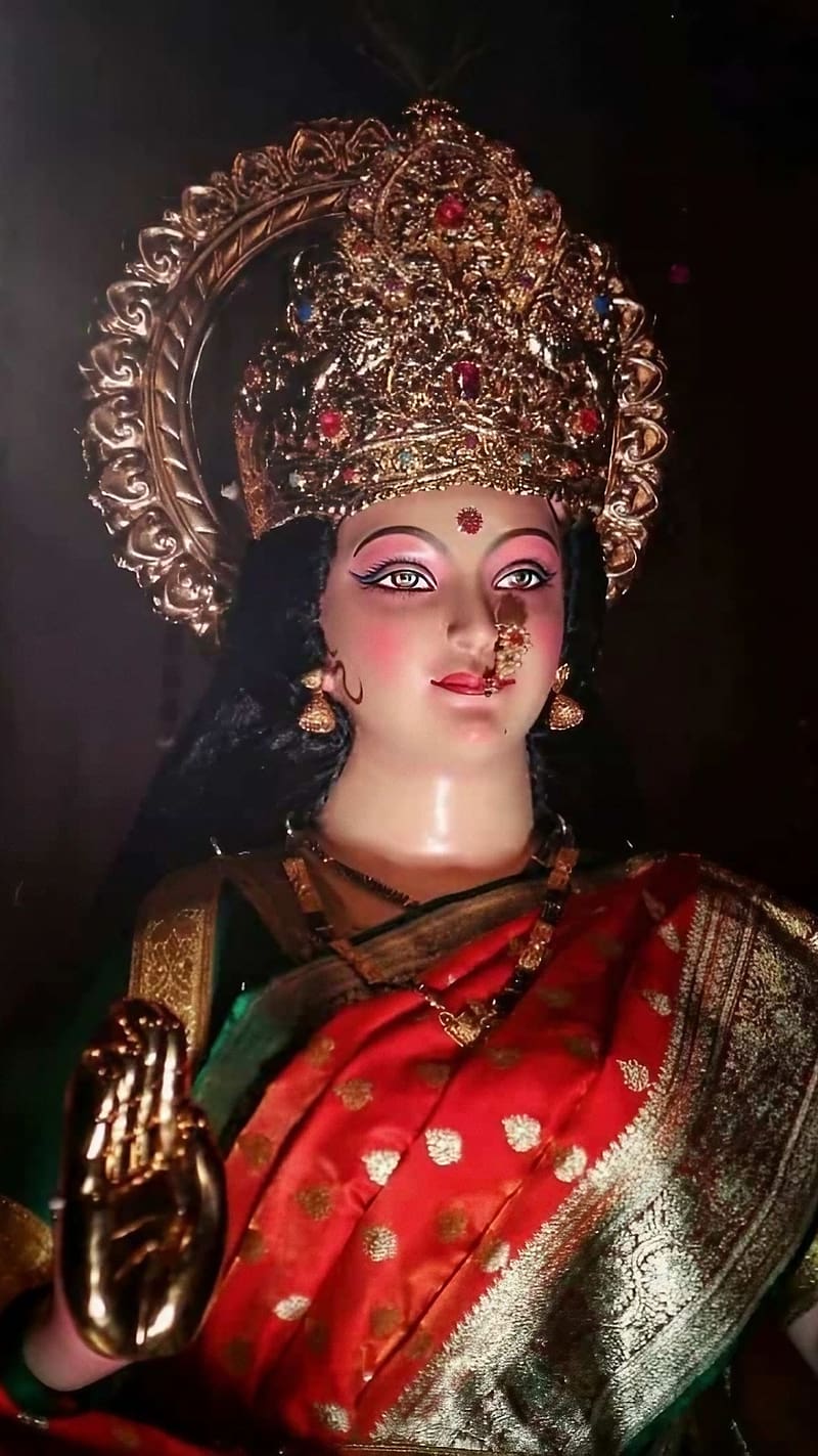 Mata Rani, Maa Durga Murti, goddess, devi maa, HD phone wallpaper ...