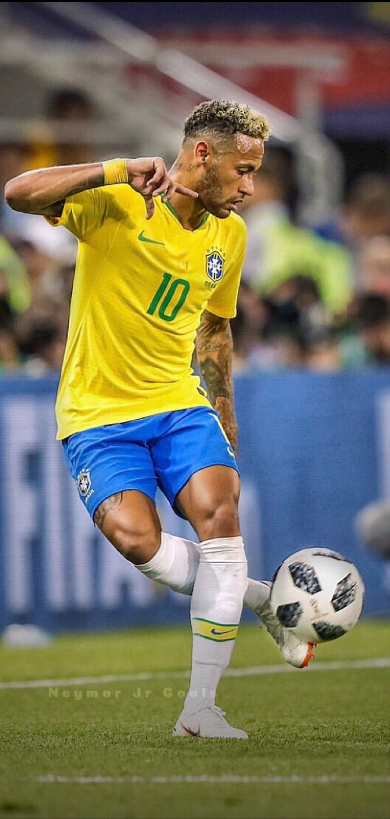 Neymar goal Brazil National Team back view green background Neymar JR  soccer HD wallpaper  Peakpx