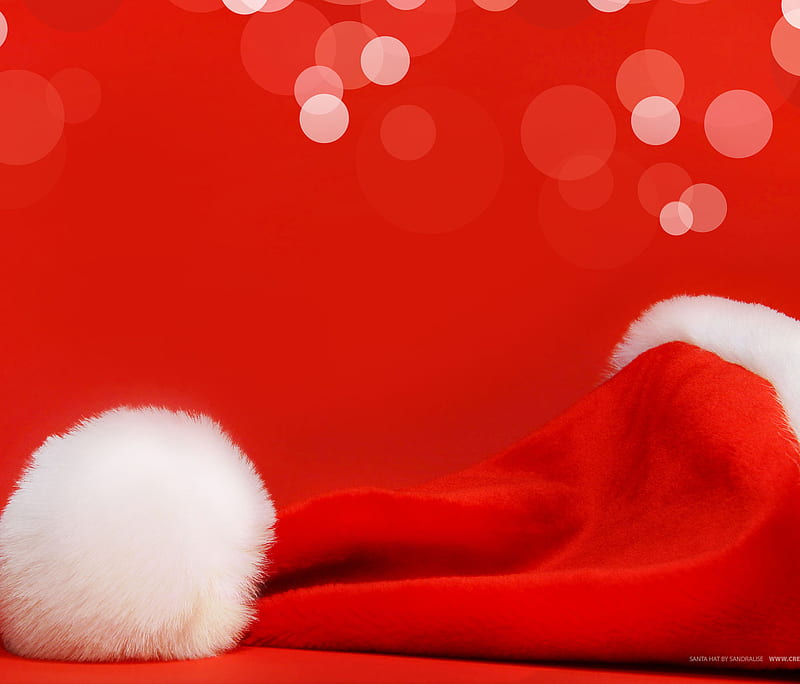 Santa Claus Hat, christmas, santa claus, HD wallpaper