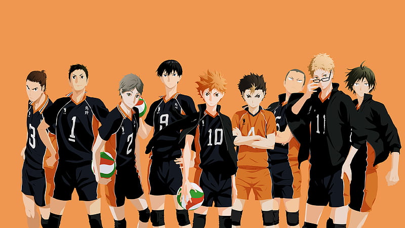 Anime Character Playing Volleyball