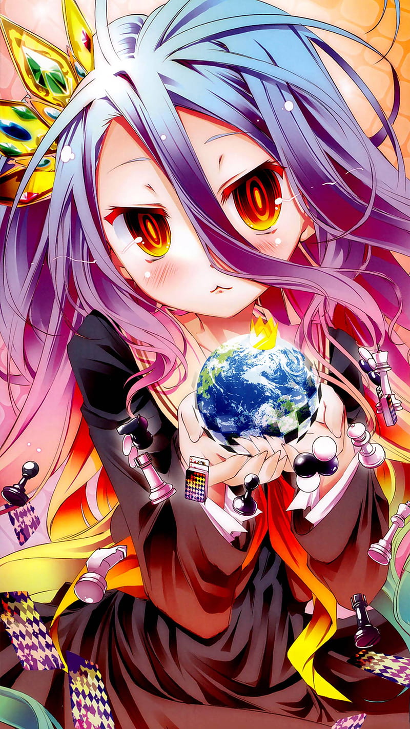 Mobile wallpaper: Anime, No Game No Life, No Game No Life: Zero