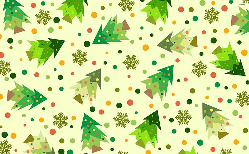 Christmas tree, tree, christmas, green, snowflakes, HD wallpaper | Peakpx