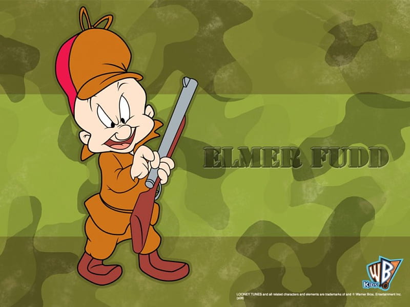elmer fudd, rifle, elmer, fudd, cap, HD wallpaper