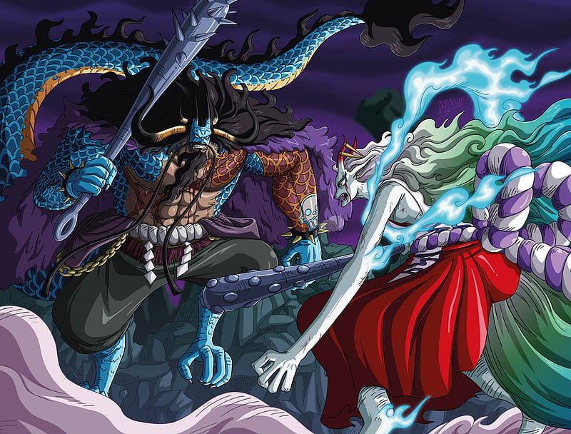 One Piece, Yamato (One Piece) , Kaido (One Piece), HD wallpaper