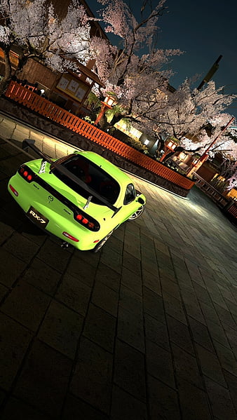 Mazda Drift Green Rx 7 Rx7 Hd Mobile Wallpaper Peakpx