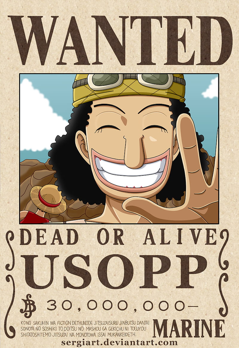 Wanted Monkey D. Luffy - One Piece - Poster / Affiche 