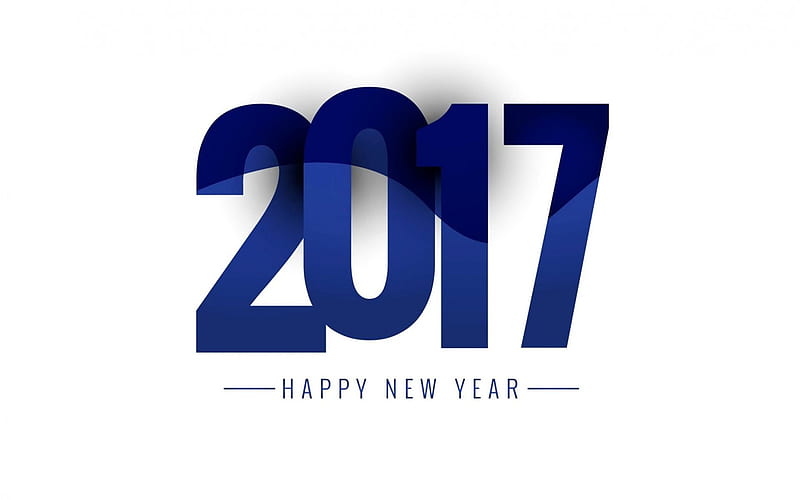 Happy New Year, 2017, New Year, HD wallpaper