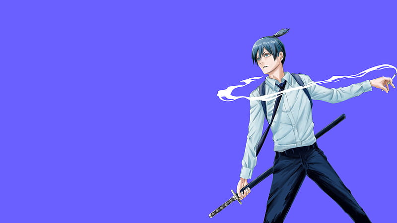 Aki Hayakawa With Sword HD Chainsaw Man Wallpapers, HD Wallpapers