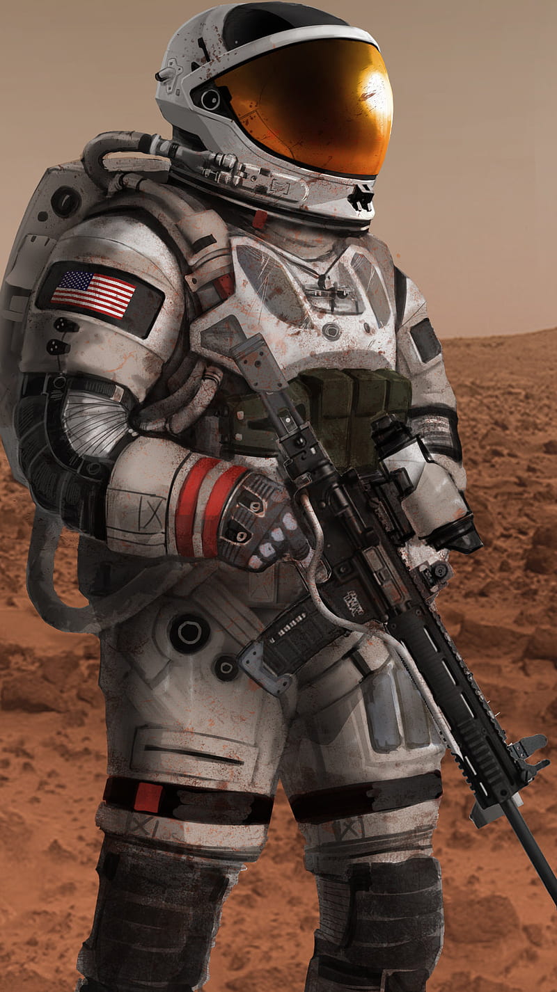 space suit sci fi war