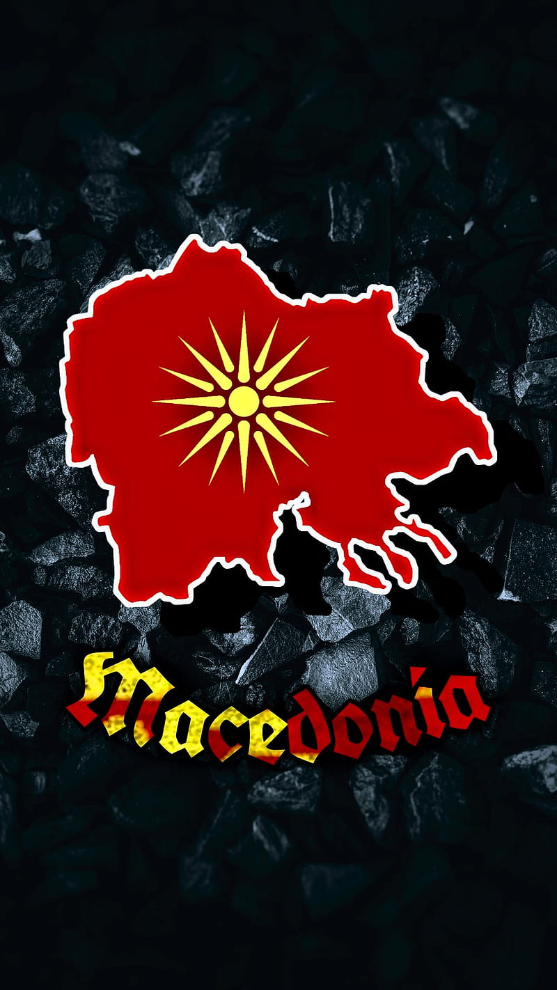 Macedonia, all, flag, history, map, old, red, skopje, united macedonia, HD phone wallpaper