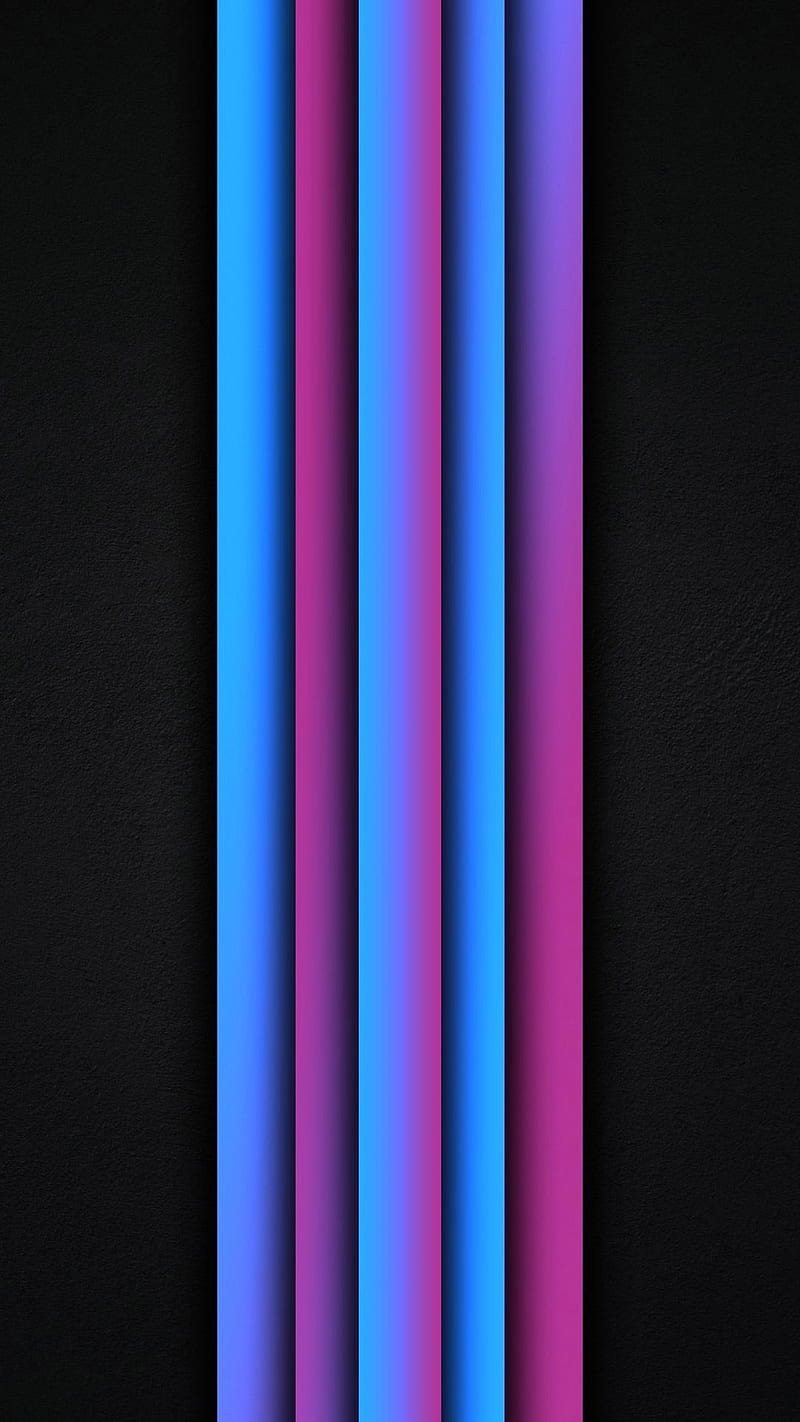 Lines, abstract, bars, black, blue, pink, purple, screen, HD phone wallpaper