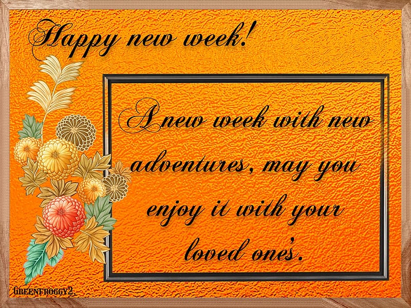 NEW WEEK, NEW, COMMENT, WEEK, CARD, HD wallpaper