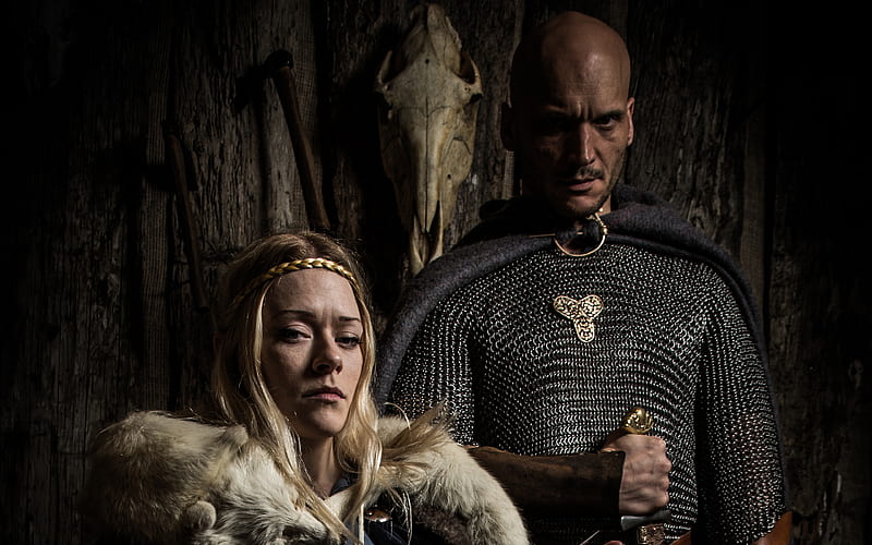Vikings, 2017, historical series, poster, season 5, Katheryn Winnick, Gustaf Skarsgard, HD wallpaper