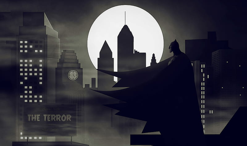 Batman Terror, batman, superheroes, artist, artwork, digital-art, behance, HD wallpaper