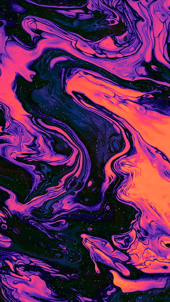 Missing Purple, Color, Colorful, Geoglyser, abstract, blue, holographic, iridescent, orange, psicodelia, rainbow, silk, space, texture, trippy, vaporwave, waves, yellow, HD phone wallpaper