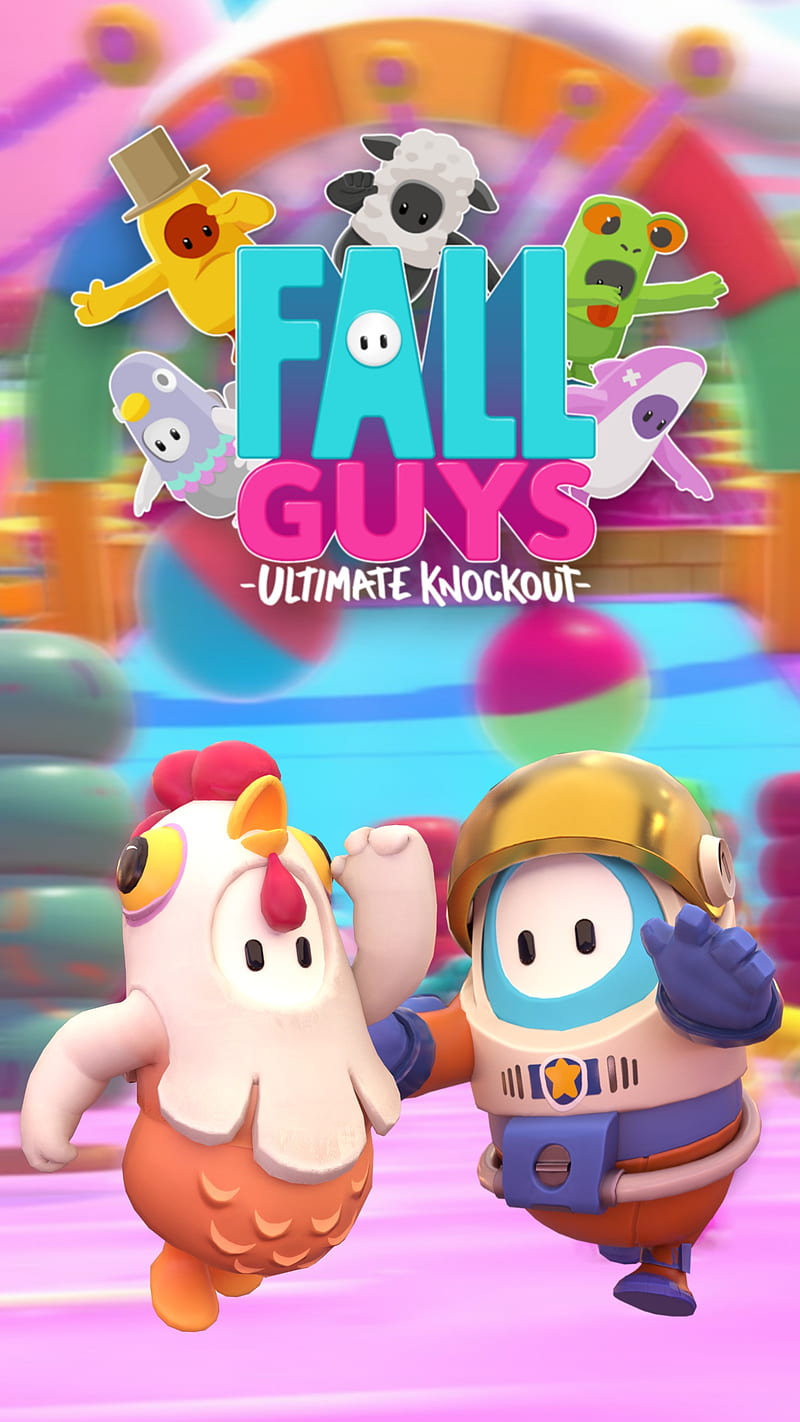 Download Fall Guys Ultimate Knockout Season 5 Game Poster Wallpaper   Wallpaperscom