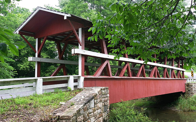 Pennsylvania - Harrisburg bridges, HD wallpaper