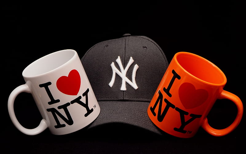 I love NY cup, New York, I love NY, I love New York concepts, cups, HD wallpaper