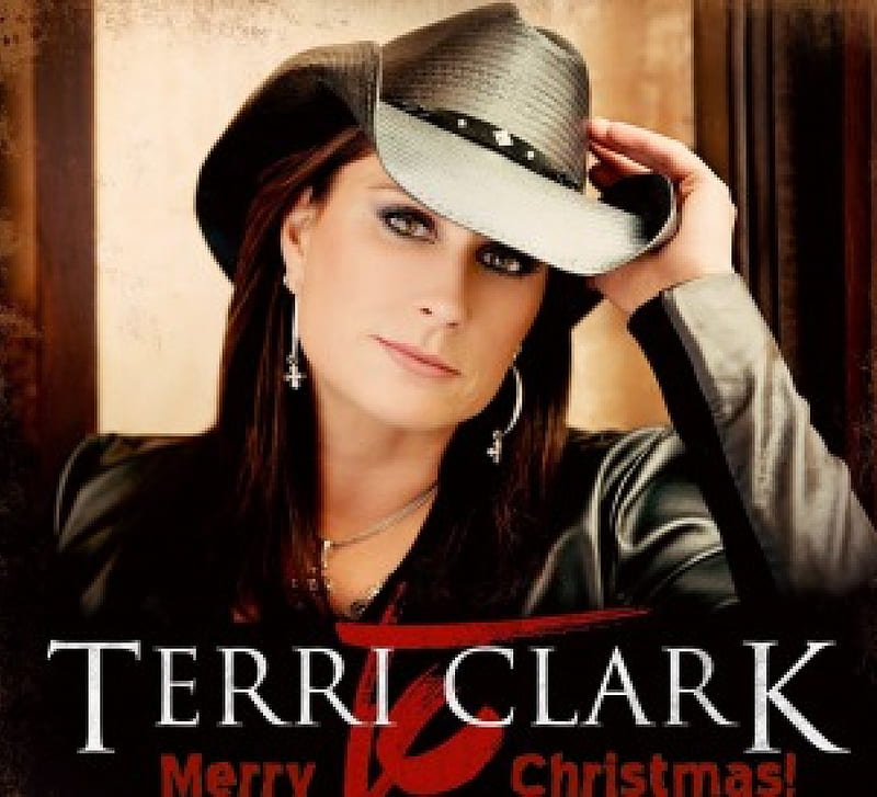 Cowgirl Terri Clark, Christmas, female, hats, holiday, Terri Clark, music, fun, country, women, cowgirls, girls, western, style, HD wallpaper