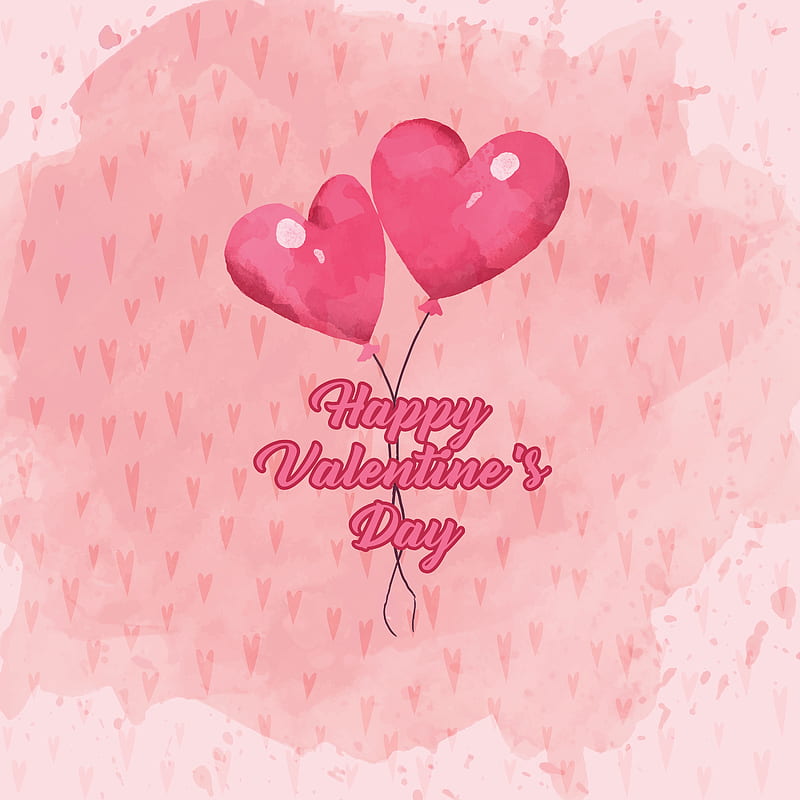 Happy Valentine's day, February 14, I love you, Valentine, Valentine’s day, heart, in love, love, message, romantic, HD phone wallpaper