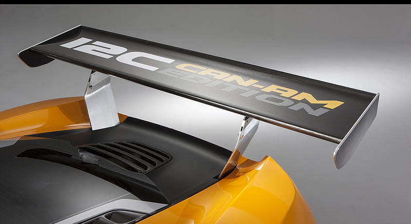 2012 McLaren 12C Can-Am Edition Racing Concept - Spoiler , car, HD wallpaper