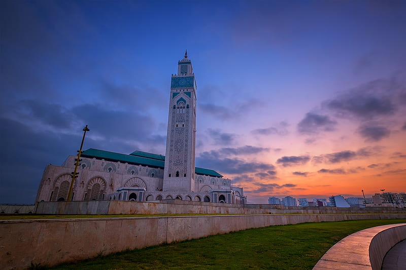 Mosques, Hassan II Mosque, HD wallpaper