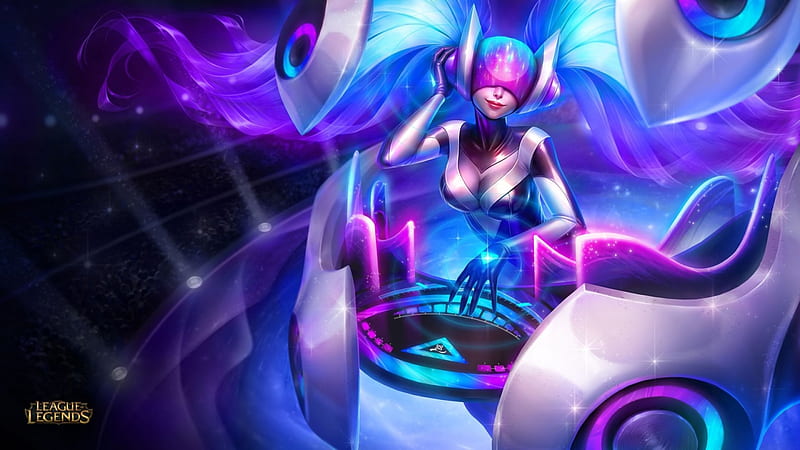 Sona LoL DJ Splash Art 4K Wallpaper #833