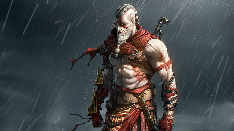 Kratos Fanart , kratos, games, god-of-war, artist, artwork, digital-art, HD wallpaper