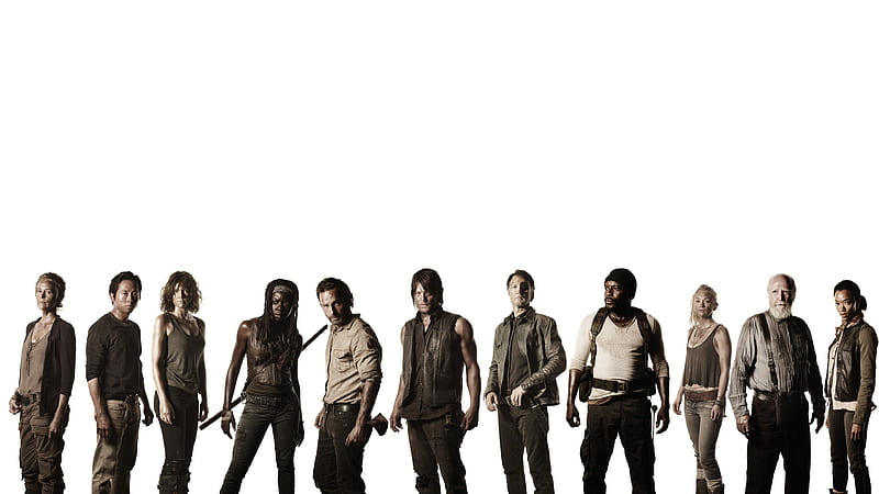 Walking Dead Actors, the-walking-dead, tv-shows, HD wallpaper