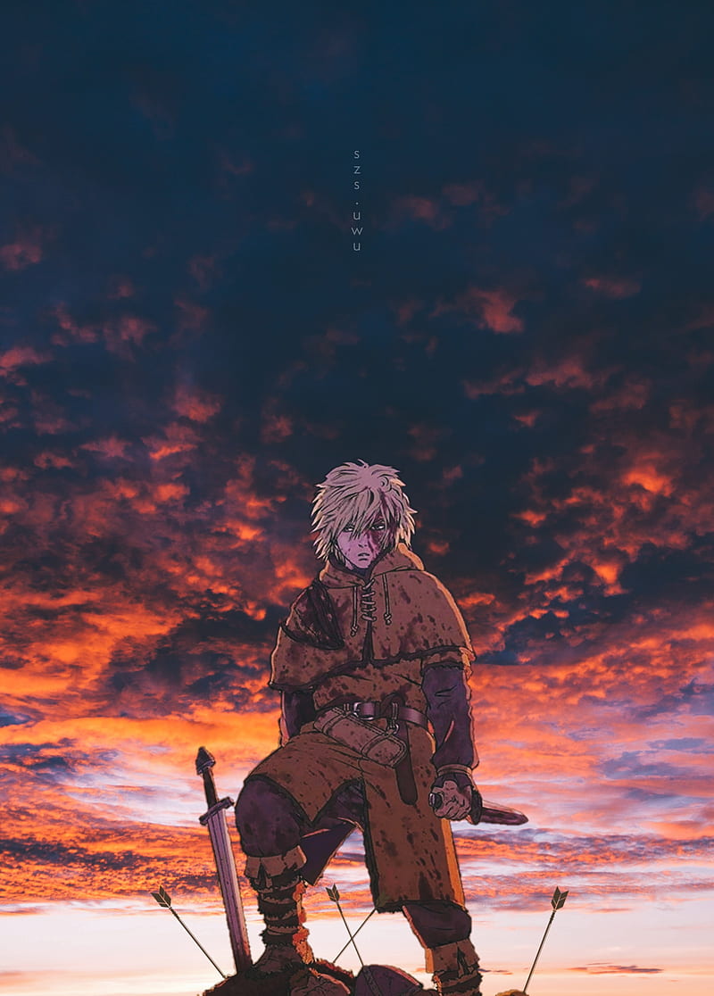 Thorfinn aesthetic aestheticanime anime anime seinen sunset  vinlandsaga HD phone wallpaper  Peakpx