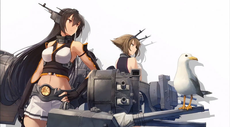 Wallpaper Bismarck battleship, KanColle, Anime images for desktop, section  прочее - download