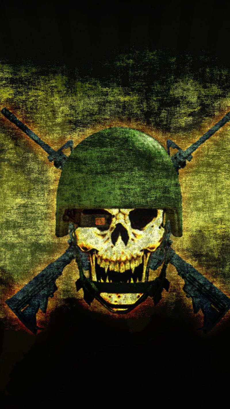 Army Danger , bad boy, bad boys, soldier, skull, HD phone wallpaper