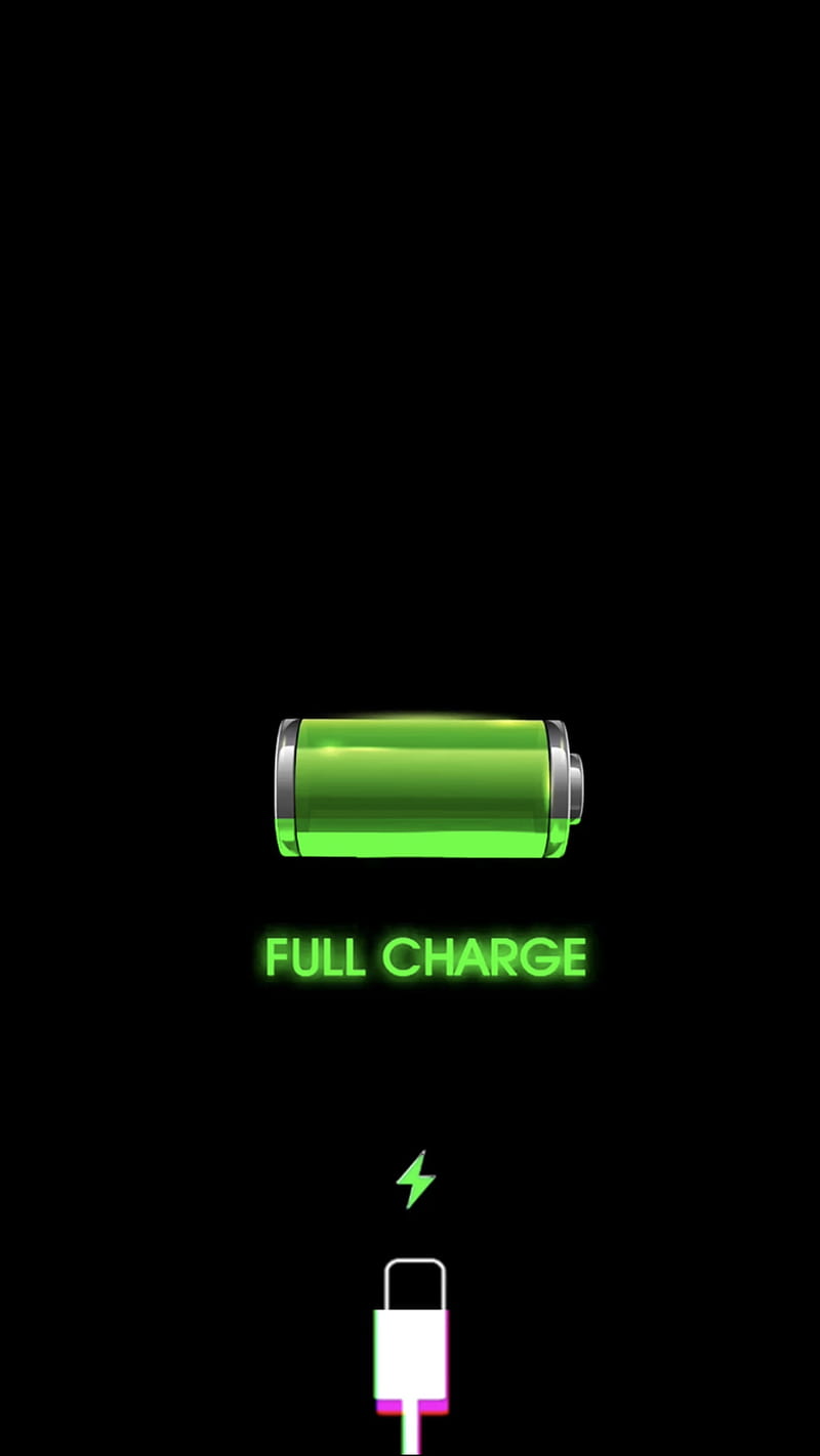 Battery full. Battery is Full.