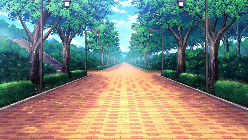 Spring Sakura Park by Voloshenko on DeviantArt  Anime background Scenery  background Anime scenery wallpaper