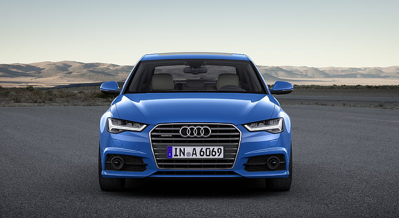2017 Audi A6 quattro (Color: Hainan Blue) - Front , car, HD wallpaper