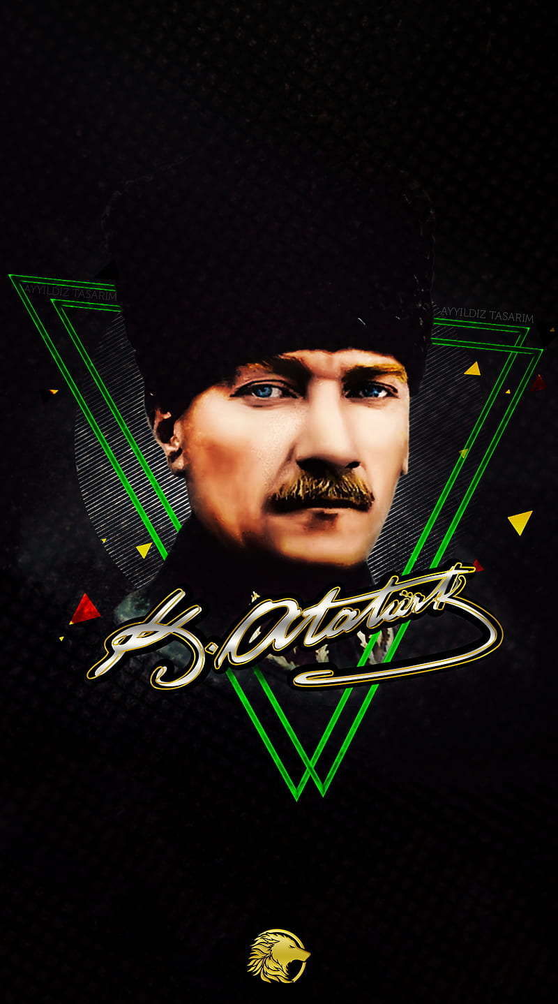 Kemal Ataturk, ayyildiztasarim, HD phone wallpaper