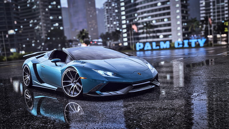 Lamborghini, Need For Speed, Video Game, Need For Speed Heat, HD wallpaper